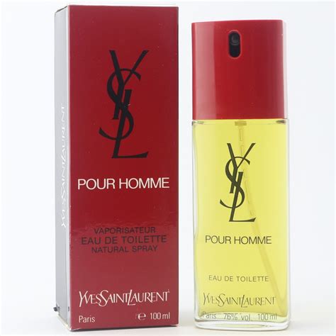 yves saint laurent ysl homme eau de toilette spray 100ml|yves saint laurent perfume price.